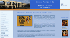 Desktop Screenshot of escuelamusicasegovia.org